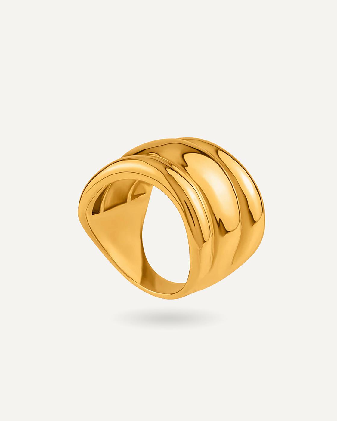 Treble Vergoldeter Ring