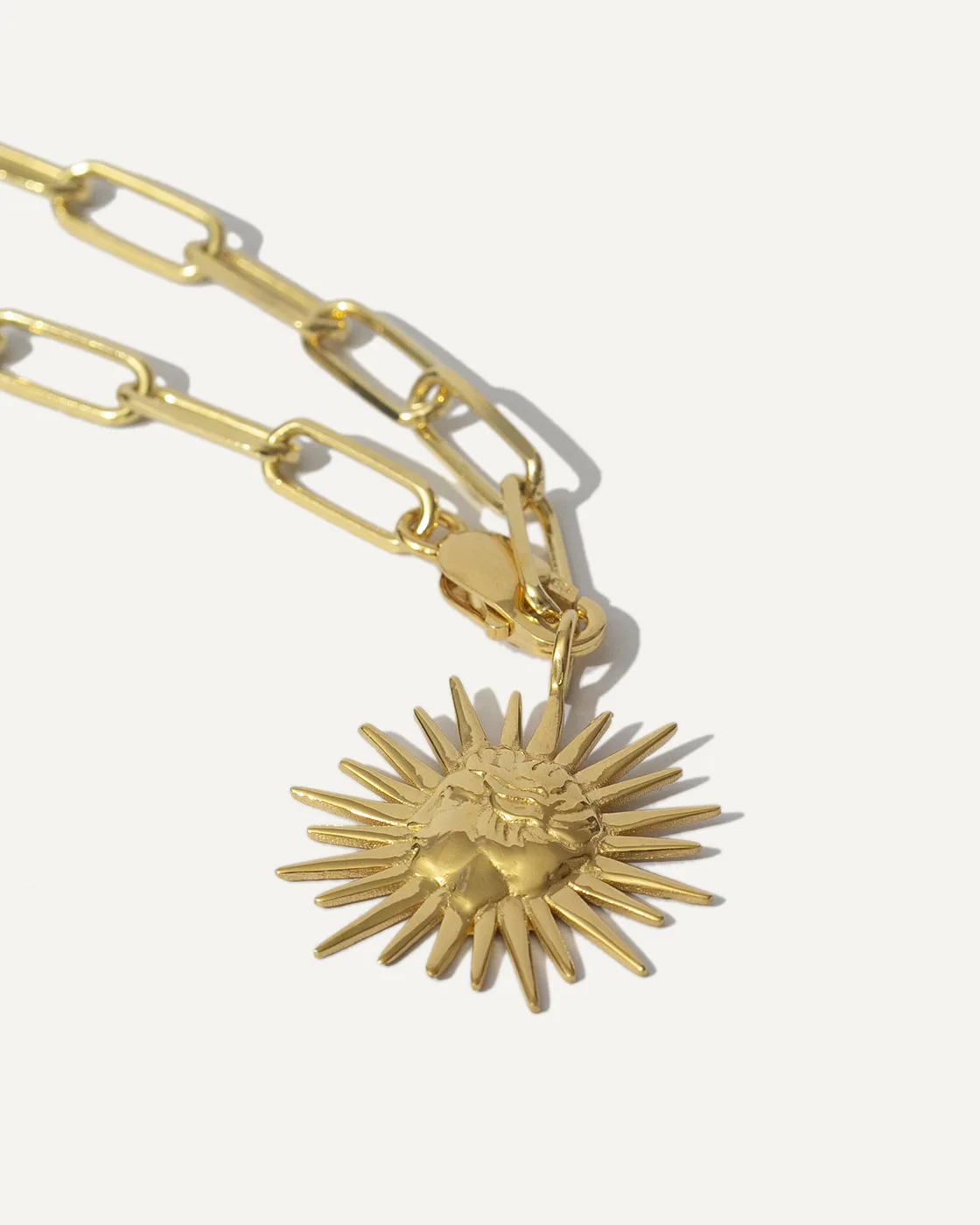 Sun Yasemi Chain Gold Vermeil Pendant Necklace