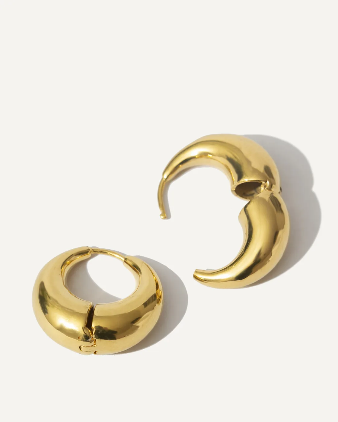 Munia Vergoldete Ohrringe aus Sterlingsilber