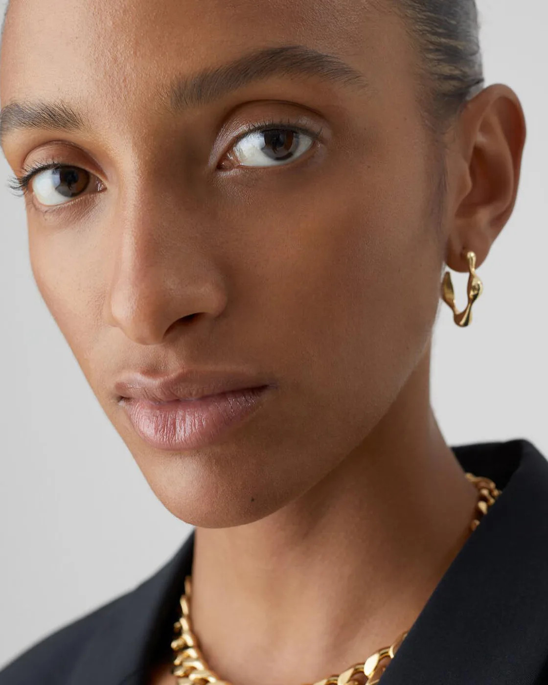 Vero Gold-Plated Sterling Silver Framed Earrings