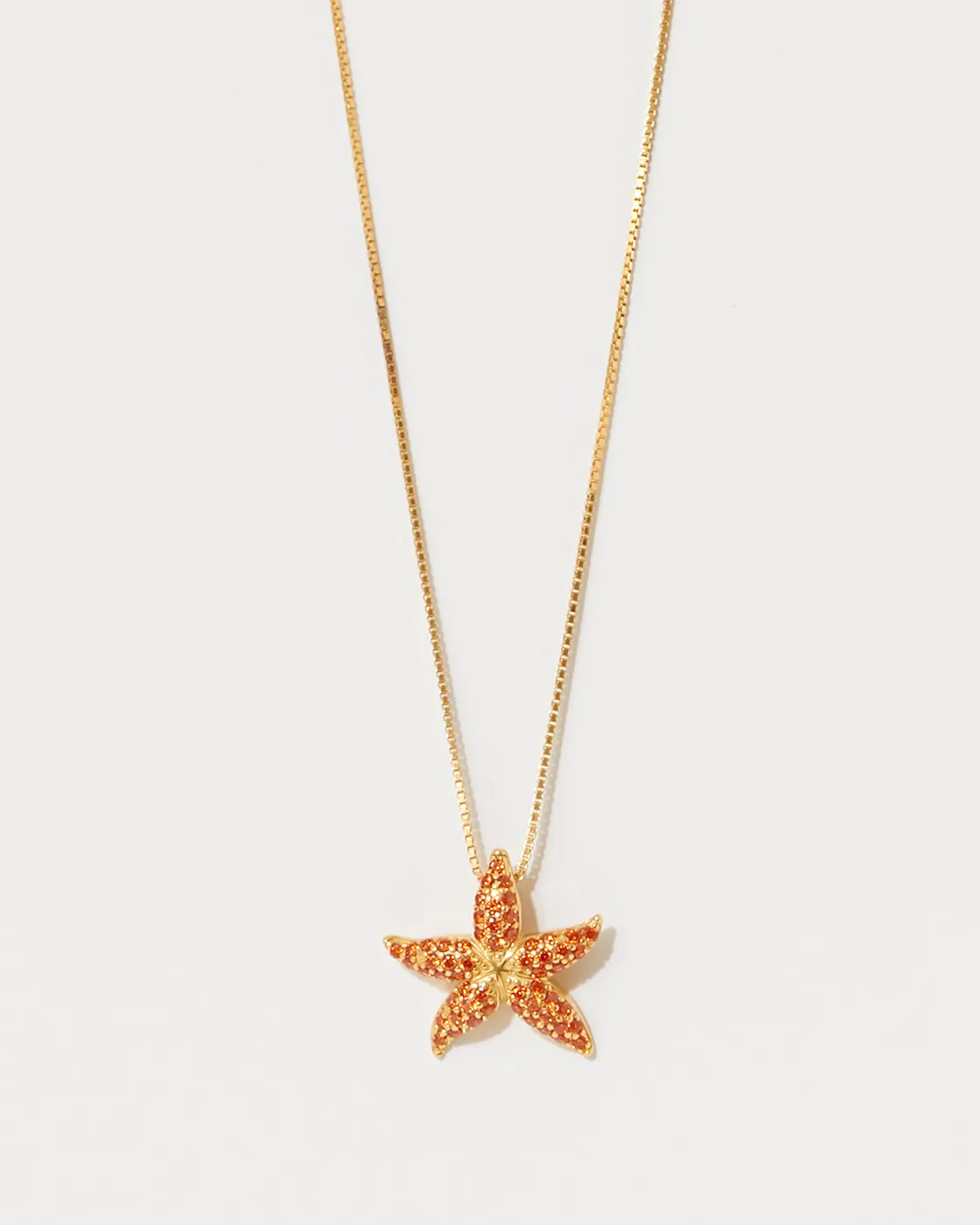 Krill Sterling Silver Necklace with Starfish Pendant