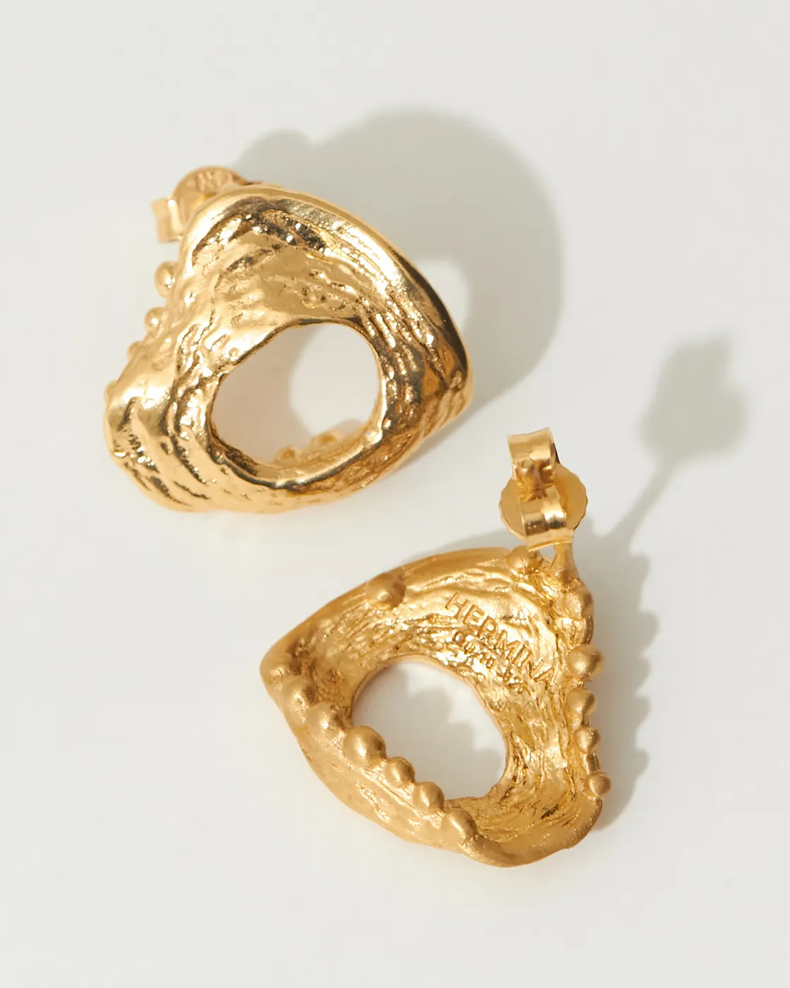 Lava Gold Vermeil Ohrringe