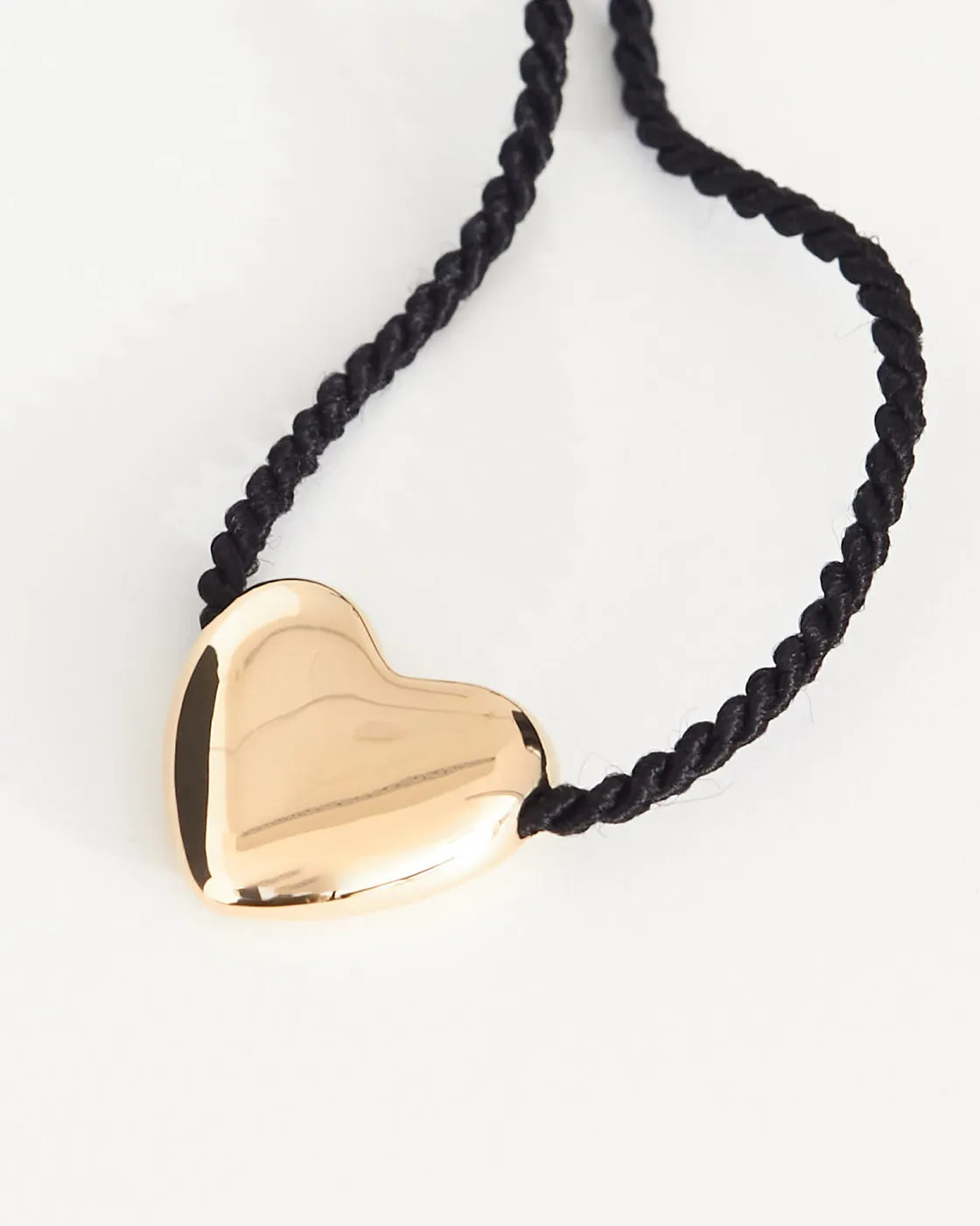 Vergoldete Silber-Herz-Halskette klein