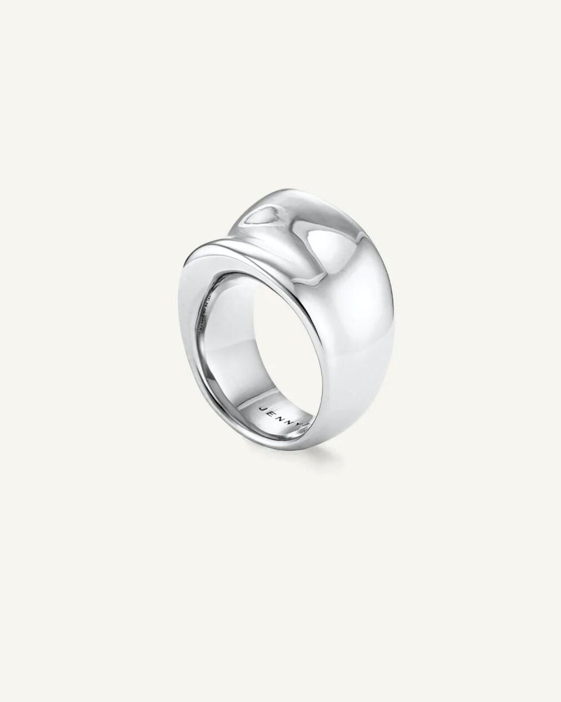 Viviana Silver-Dipped Brass Ring