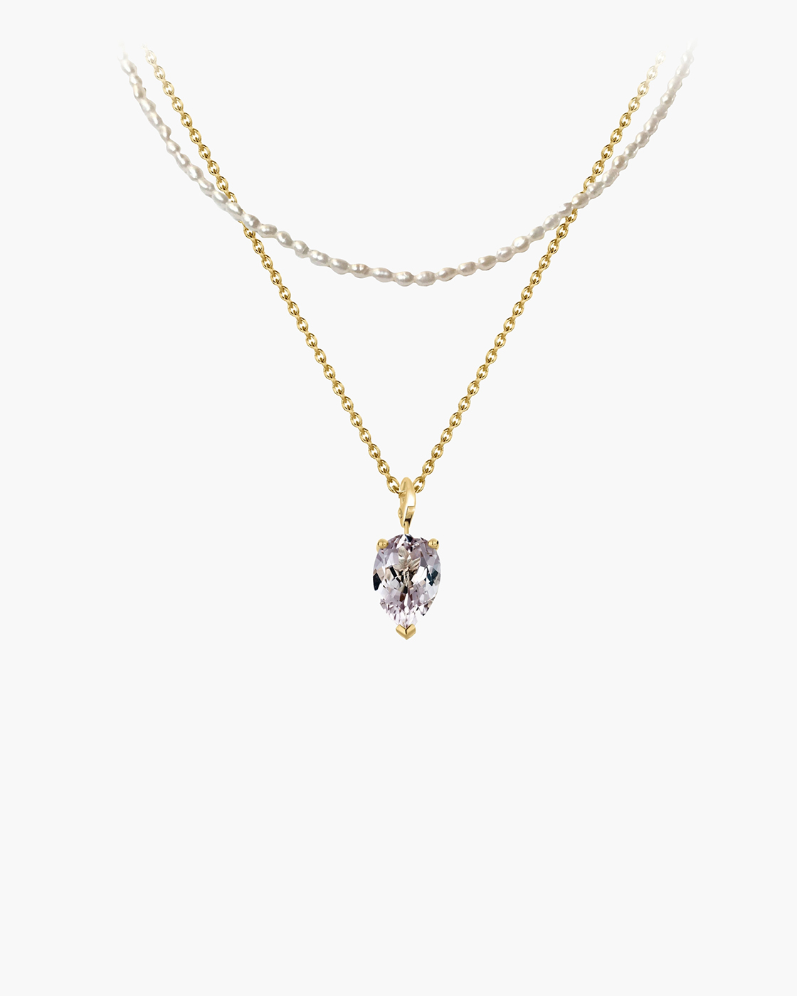 Blüten Gold Perlmutt und violetter Amethyst abnehmbares Charm-Armband