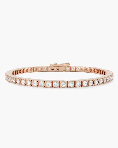 The Loev Pink Gold Tennis Armband 2,5 mm