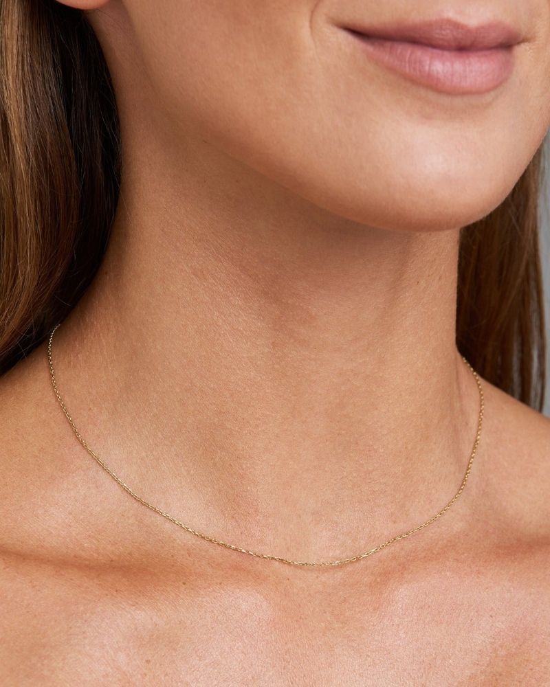 Essential Fine Yellow Gold Necklace