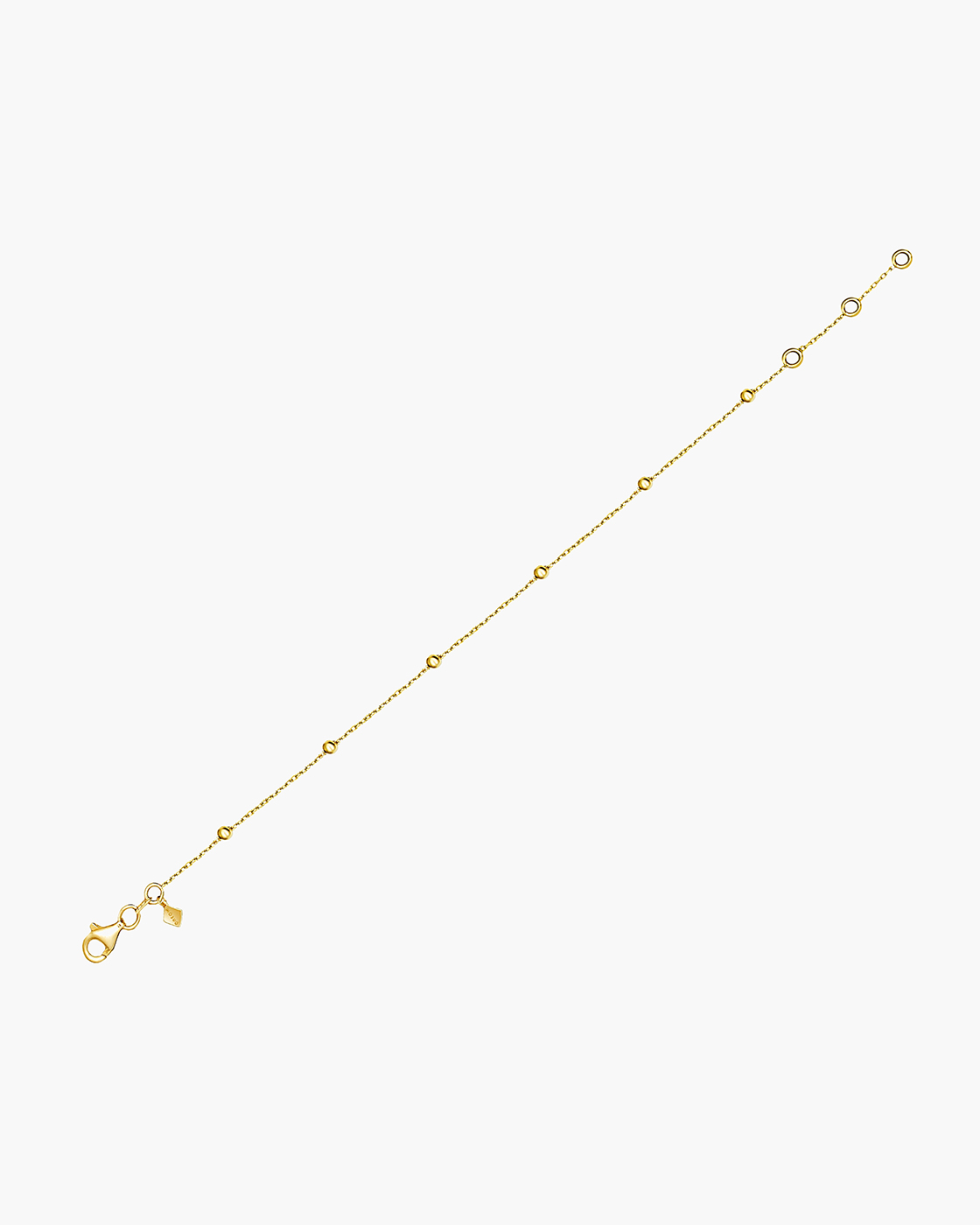 Essential Ball Yellow Gold Anklet